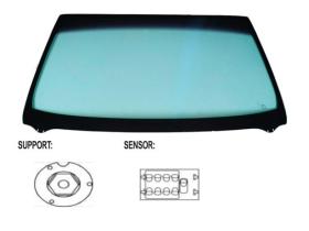 Jumasa V3300336 - PARABRISAS VERDE CONTROL SOLAR SERIGRAFIA MODIFICADA BASE ES