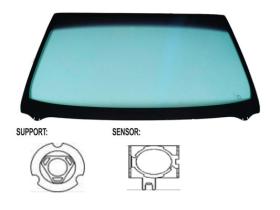 Jumasa V3300542 - PARABRISAS VERDE CONTROL SOLAR SENSOR LLUVIA/LUZ MODIFICADO